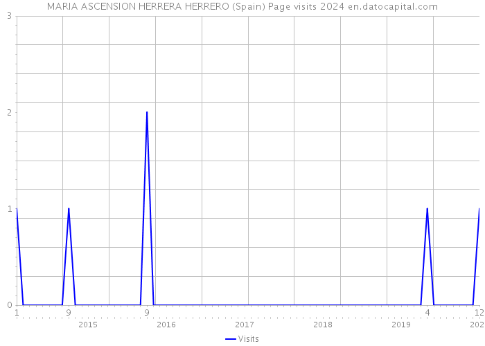 MARIA ASCENSION HERRERA HERRERO (Spain) Page visits 2024 