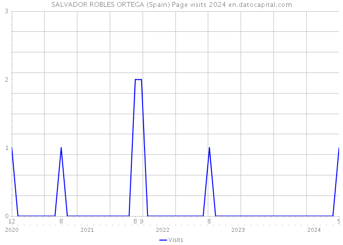 SALVADOR ROBLES ORTEGA (Spain) Page visits 2024 