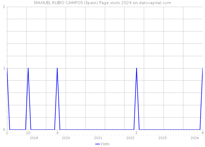 MANUEL RUBIO CAMPOS (Spain) Page visits 2024 