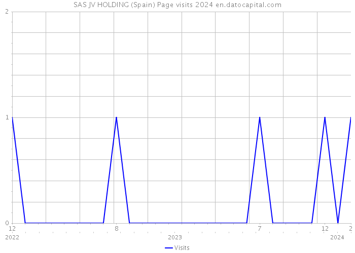 SAS JV HOLDING (Spain) Page visits 2024 