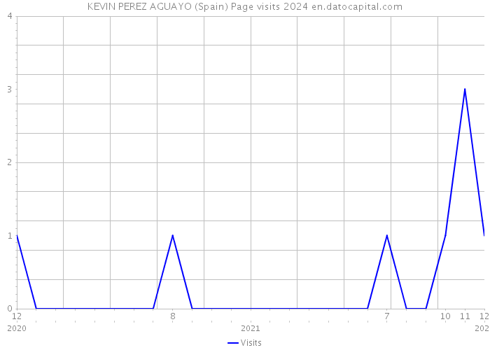 KEVIN PEREZ AGUAYO (Spain) Page visits 2024 