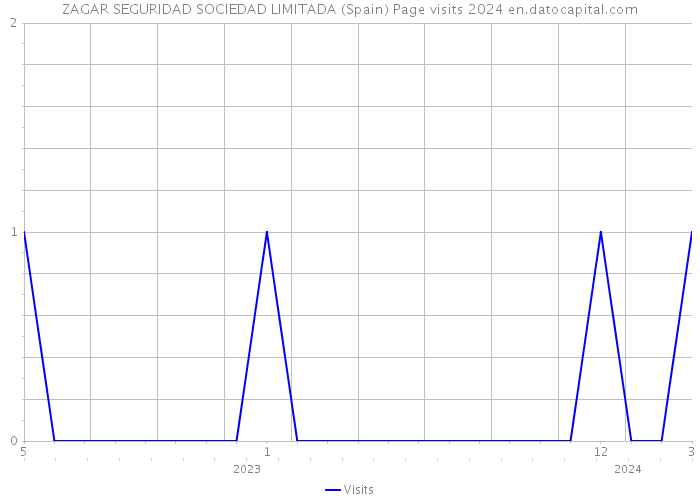 ZAGAR SEGURIDAD SOCIEDAD LIMITADA (Spain) Page visits 2024 