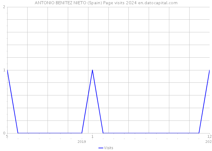 ANTONIO BENITEZ NIETO (Spain) Page visits 2024 