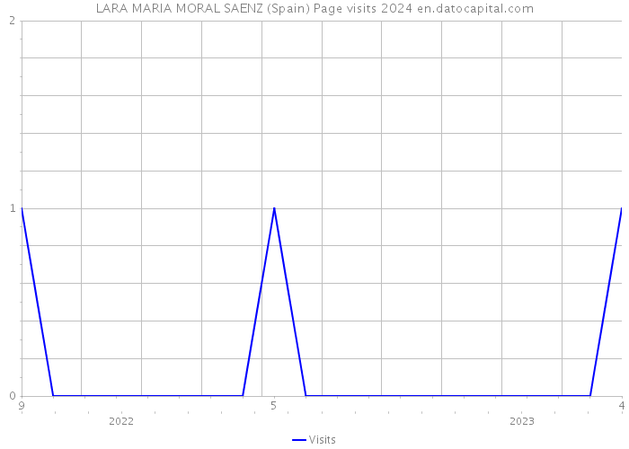 LARA MARIA MORAL SAENZ (Spain) Page visits 2024 