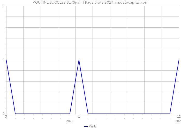 ROUTINE SUCCESS SL (Spain) Page visits 2024 