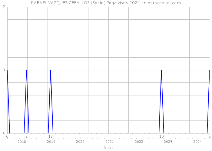 RAFAEL VAZQUEZ CEBALLOS (Spain) Page visits 2024 