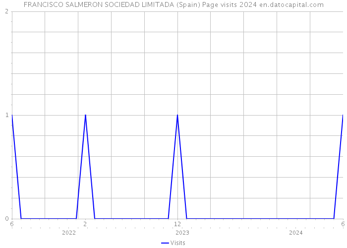 FRANCISCO SALMERON SOCIEDAD LIMITADA (Spain) Page visits 2024 