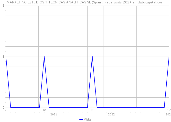 MARKETING ESTUDIOS Y TECNICAS ANALITICAS SL (Spain) Page visits 2024 