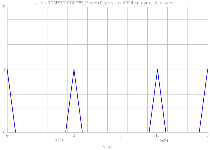 JUAN ROMERO CORTES (Spain) Page visits 2024 