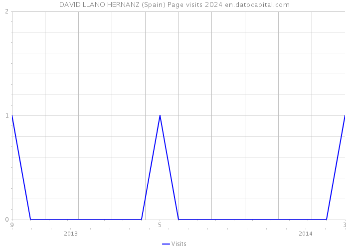 DAVID LLANO HERNANZ (Spain) Page visits 2024 