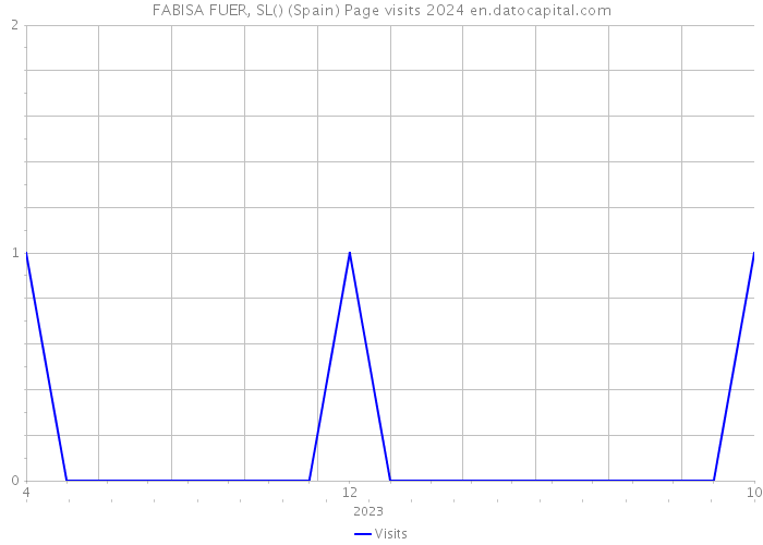 FABISA FUER, SL() (Spain) Page visits 2024 