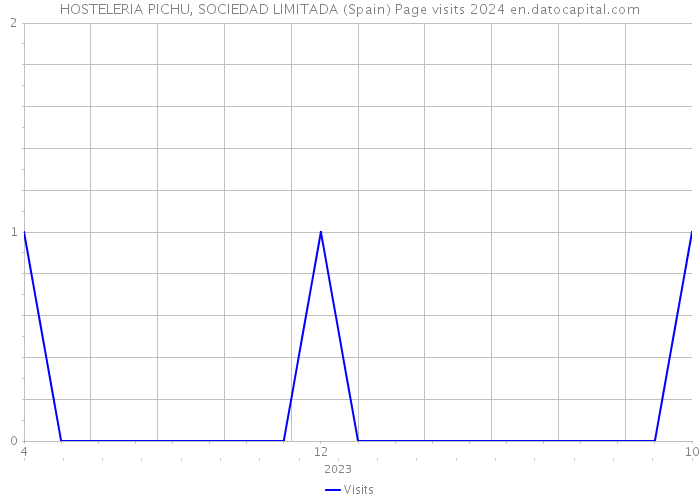 HOSTELERIA PICHU, SOCIEDAD LIMITADA (Spain) Page visits 2024 