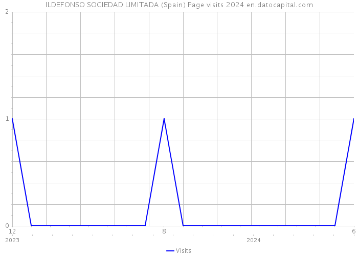 ILDEFONSO SOCIEDAD LIMITADA (Spain) Page visits 2024 