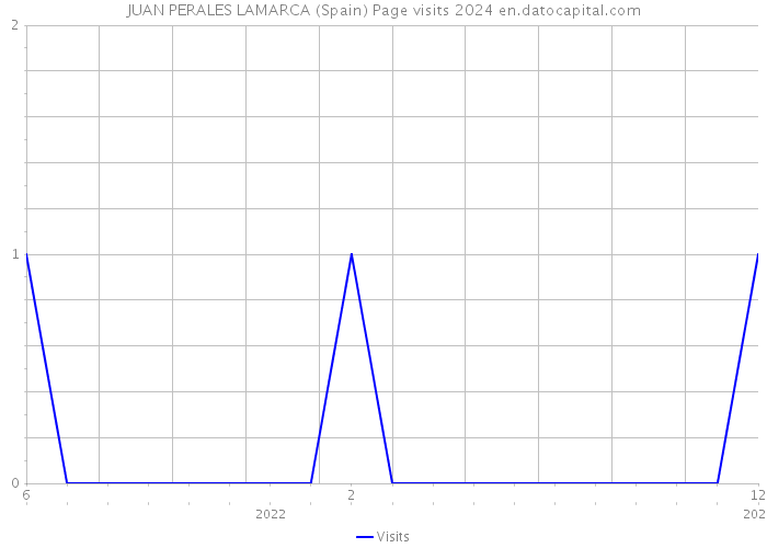 JUAN PERALES LAMARCA (Spain) Page visits 2024 