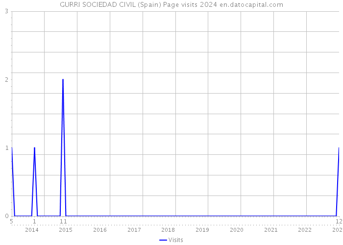 GURRI SOCIEDAD CIVIL (Spain) Page visits 2024 
