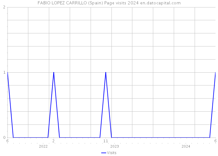 FABIO LOPEZ CARRILLO (Spain) Page visits 2024 