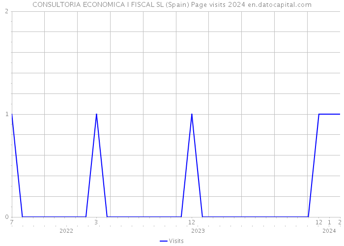 CONSULTORIA ECONOMICA I FISCAL SL (Spain) Page visits 2024 
