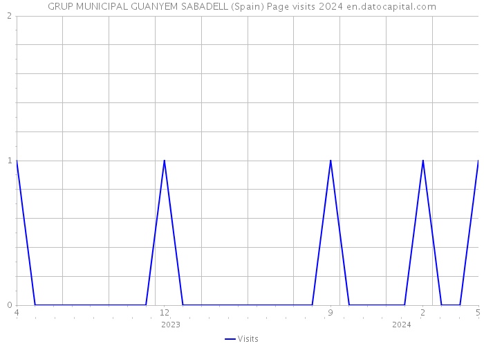 GRUP MUNICIPAL GUANYEM SABADELL (Spain) Page visits 2024 