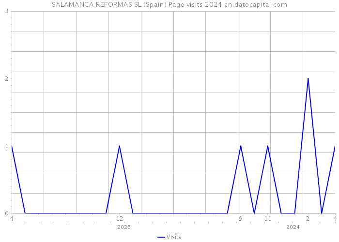 SALAMANCA REFORMAS SL (Spain) Page visits 2024 