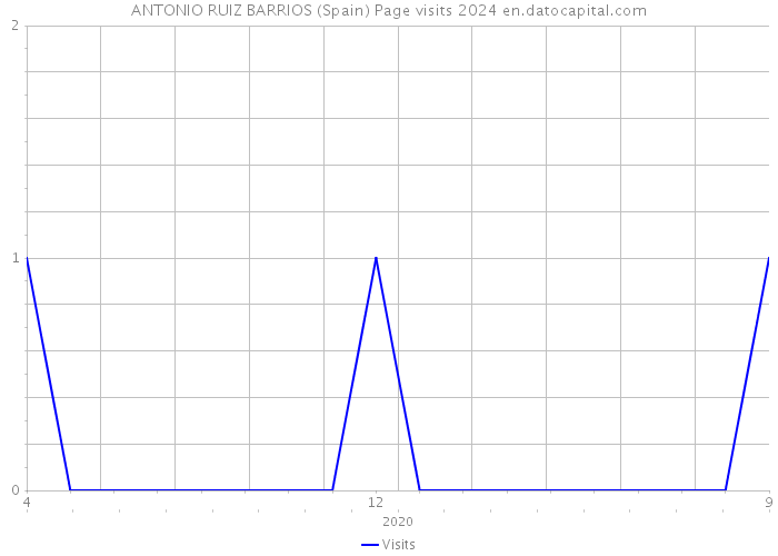 ANTONIO RUIZ BARRIOS (Spain) Page visits 2024 