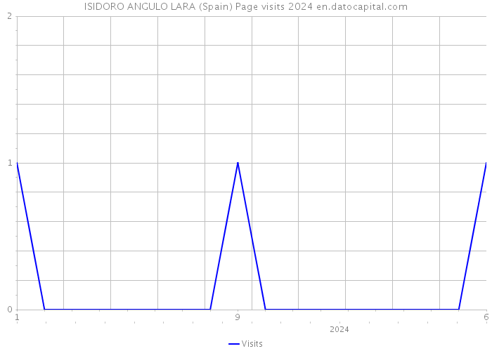 ISIDORO ANGULO LARA (Spain) Page visits 2024 