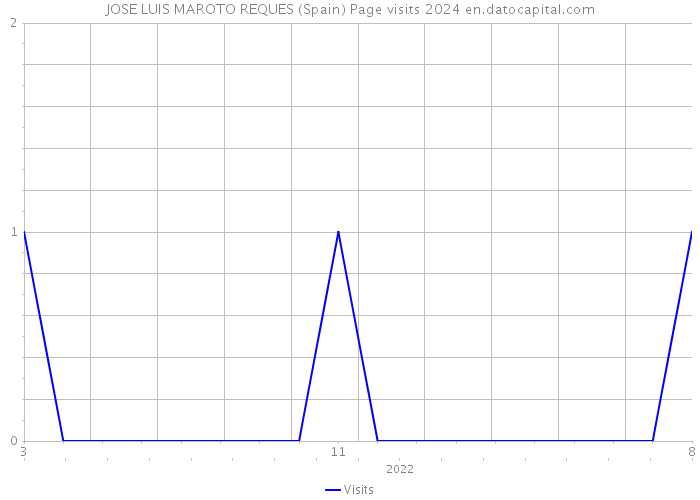 JOSE LUIS MAROTO REQUES (Spain) Page visits 2024 