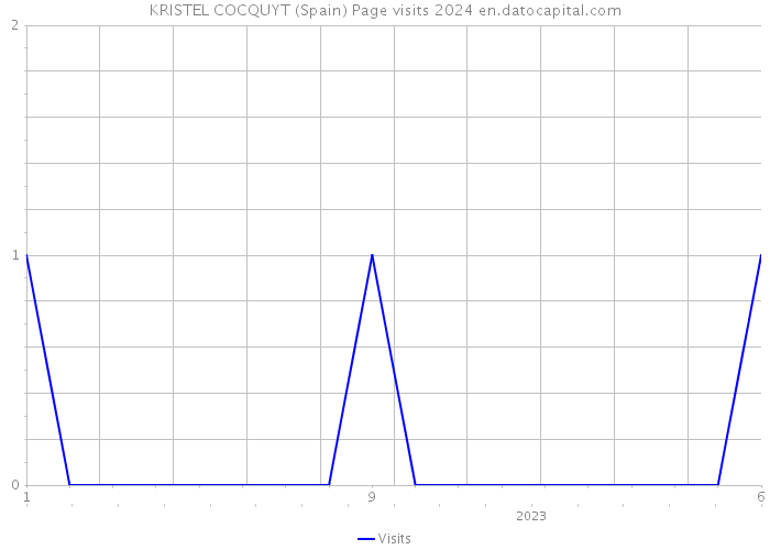 KRISTEL COCQUYT (Spain) Page visits 2024 