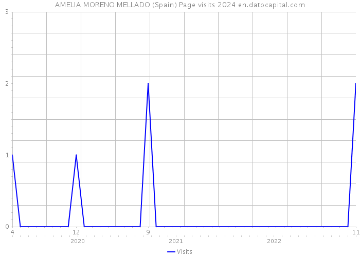 AMELIA MORENO MELLADO (Spain) Page visits 2024 