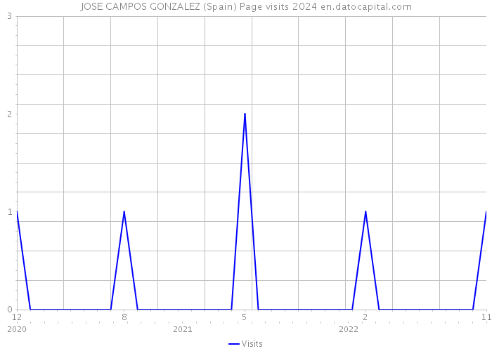 JOSE CAMPOS GONZALEZ (Spain) Page visits 2024 