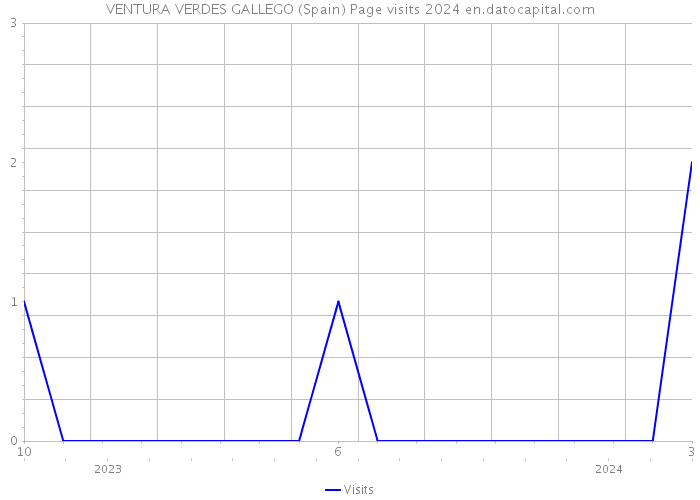 VENTURA VERDES GALLEGO (Spain) Page visits 2024 