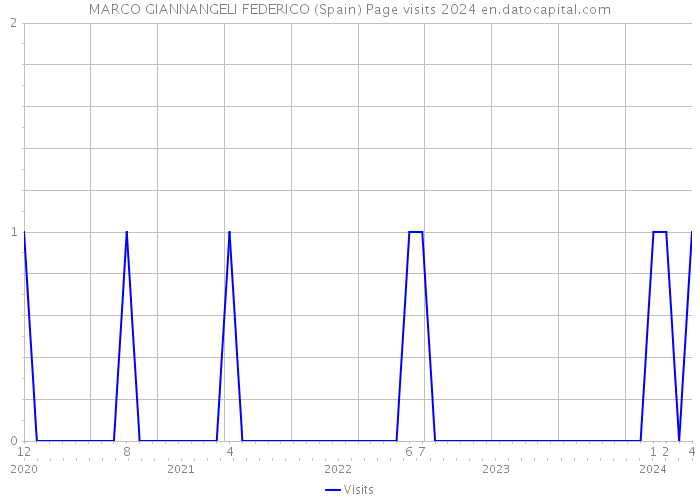 MARCO GIANNANGELI FEDERICO (Spain) Page visits 2024 