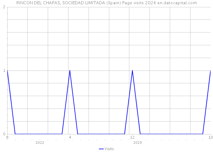 RINCON DEL CHAPAS, SOCIEDAD LIMITADA (Spain) Page visits 2024 