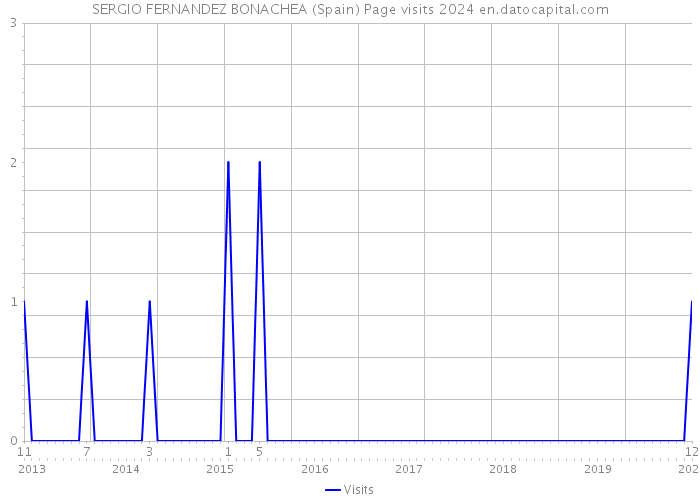 SERGIO FERNANDEZ BONACHEA (Spain) Page visits 2024 