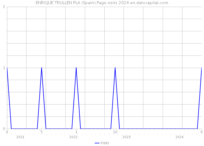 ENRIQUE TRULLEN PLA (Spain) Page visits 2024 