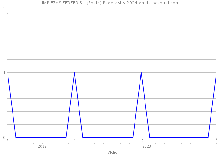LIMPIEZAS FERFER S.L (Spain) Page visits 2024 