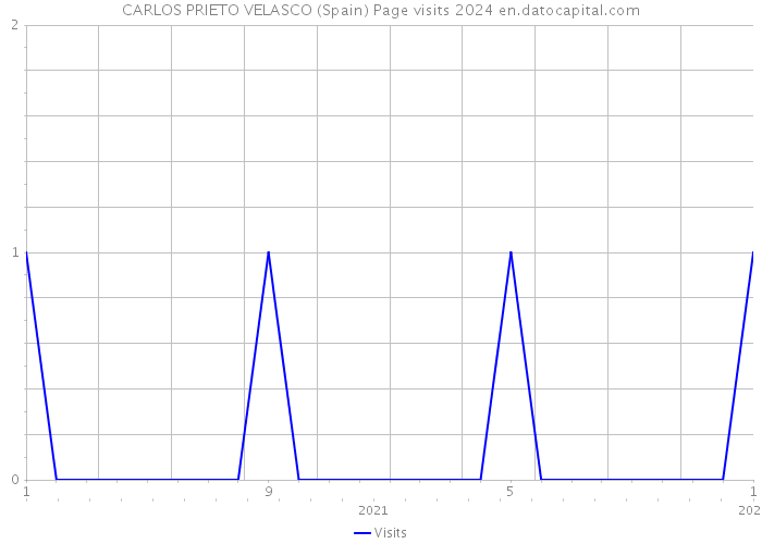 CARLOS PRIETO VELASCO (Spain) Page visits 2024 