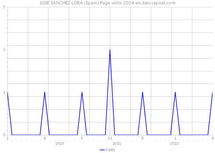 JOSE SANCHEZ LORA (Spain) Page visits 2024 