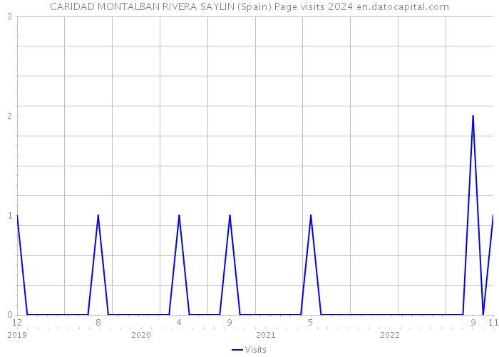 CARIDAD MONTALBAN RIVERA SAYLIN (Spain) Page visits 2024 