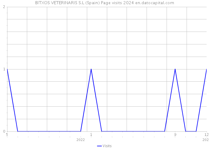 BITXOS VETERINARIS S.L (Spain) Page visits 2024 