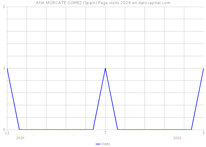 ANA MORCATE GOMEZ (Spain) Page visits 2024 