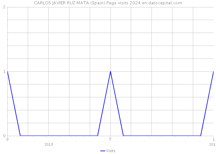 CARLOS JAVIER RUZ MATA (Spain) Page visits 2024 