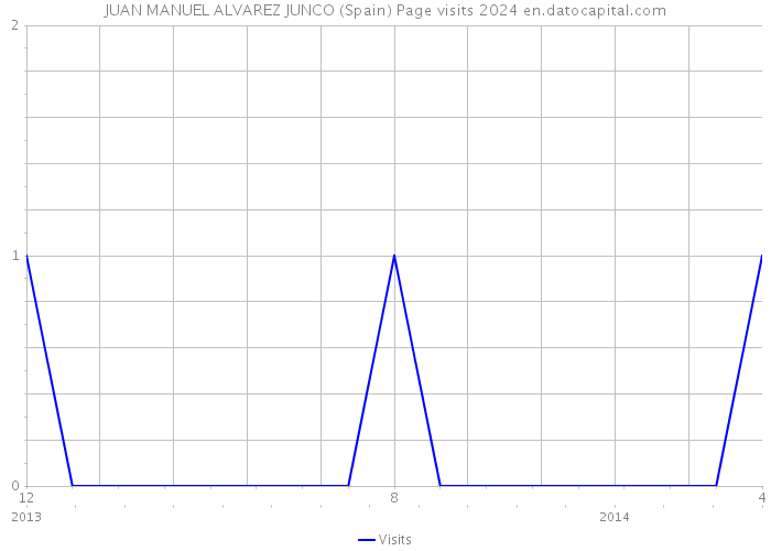 JUAN MANUEL ALVAREZ JUNCO (Spain) Page visits 2024 