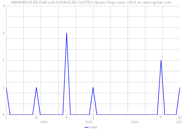 HEREDEROS DE JOSE LUIS RODRIGUEZ CASTRO (Spain) Page visits 2024 