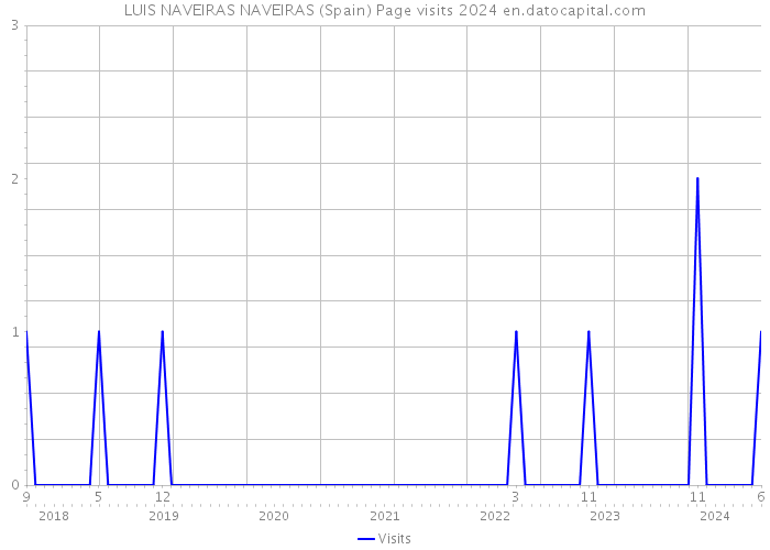 LUIS NAVEIRAS NAVEIRAS (Spain) Page visits 2024 