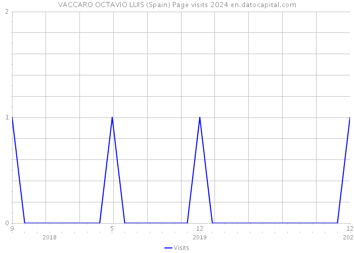 VACCARO OCTAVIO LUIS (Spain) Page visits 2024 