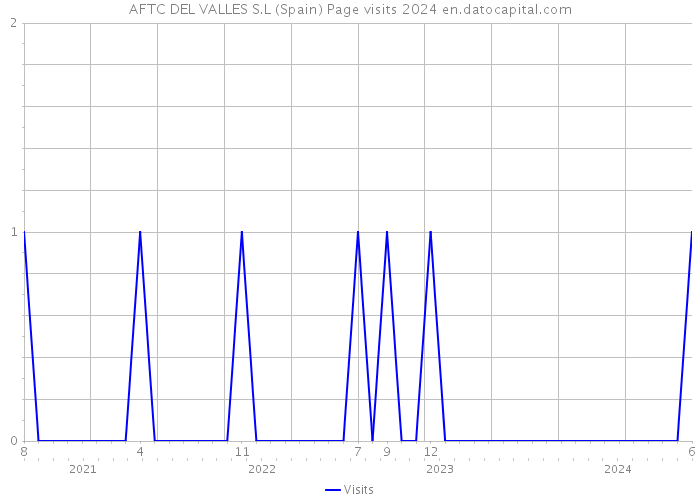 AFTC DEL VALLES S.L (Spain) Page visits 2024 