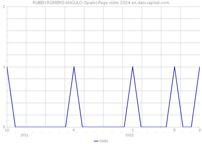 RUBEN ROMERO ANGULO (Spain) Page visits 2024 