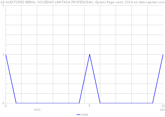 AS AUDITORES IBERIA, SOCIEDAD LIMITADA PROFESIONAL (Spain) Page visits 2024 