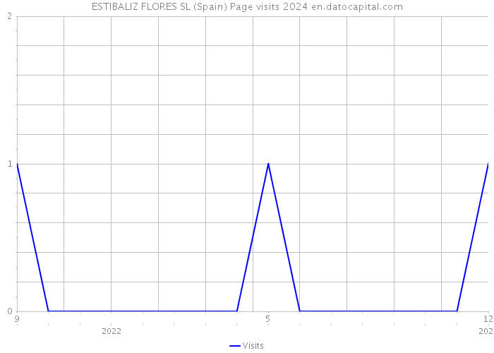 ESTIBALIZ FLORES SL (Spain) Page visits 2024 