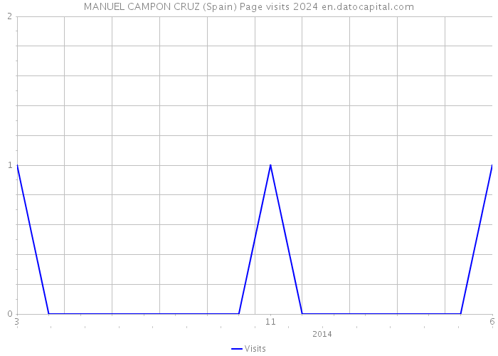 MANUEL CAMPON CRUZ (Spain) Page visits 2024 